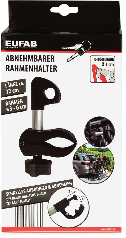 Eufab Rahmenhalter abnehmbar Ø 30mm – Bild 3